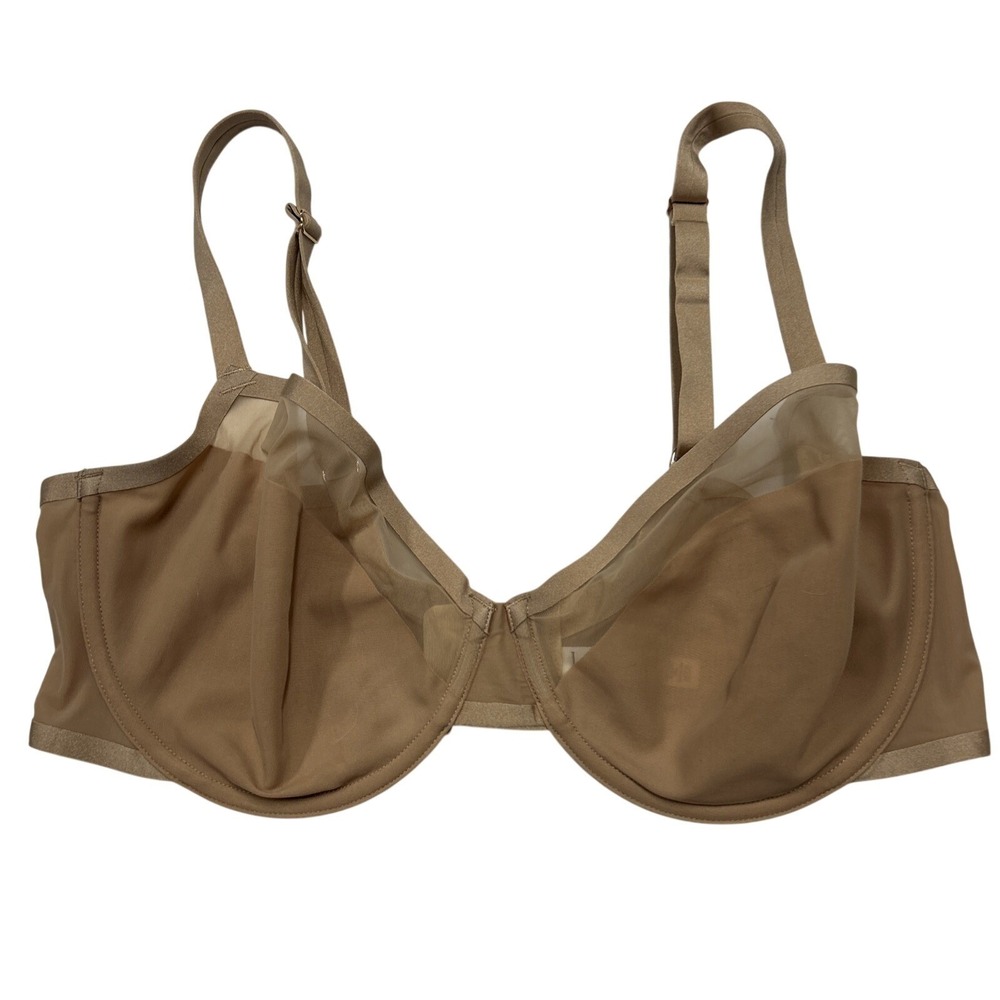 Le Mystere Bra 36DD 36E Second Skin Unlined Bra style #3321 in Natural / Nude